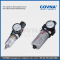 Overflow type Manual Drain air filter regulator with gauge